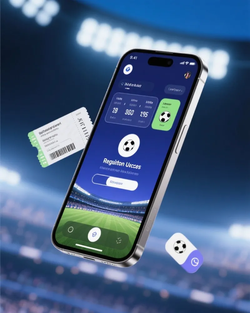 世界杯注册 App Interface